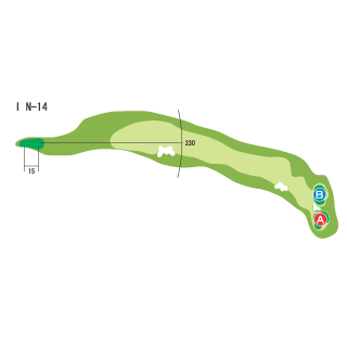 Hole 5 コースマップ