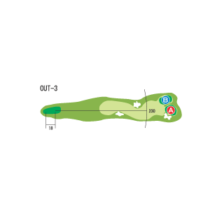 Hole 3 コースマップ