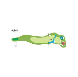 Hole 5 コースマップ