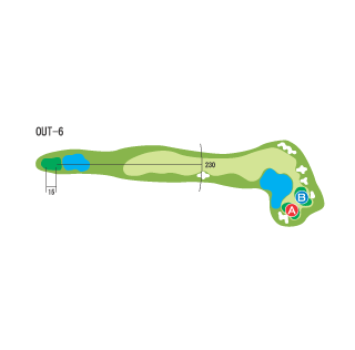 Hole 6 コースマップ